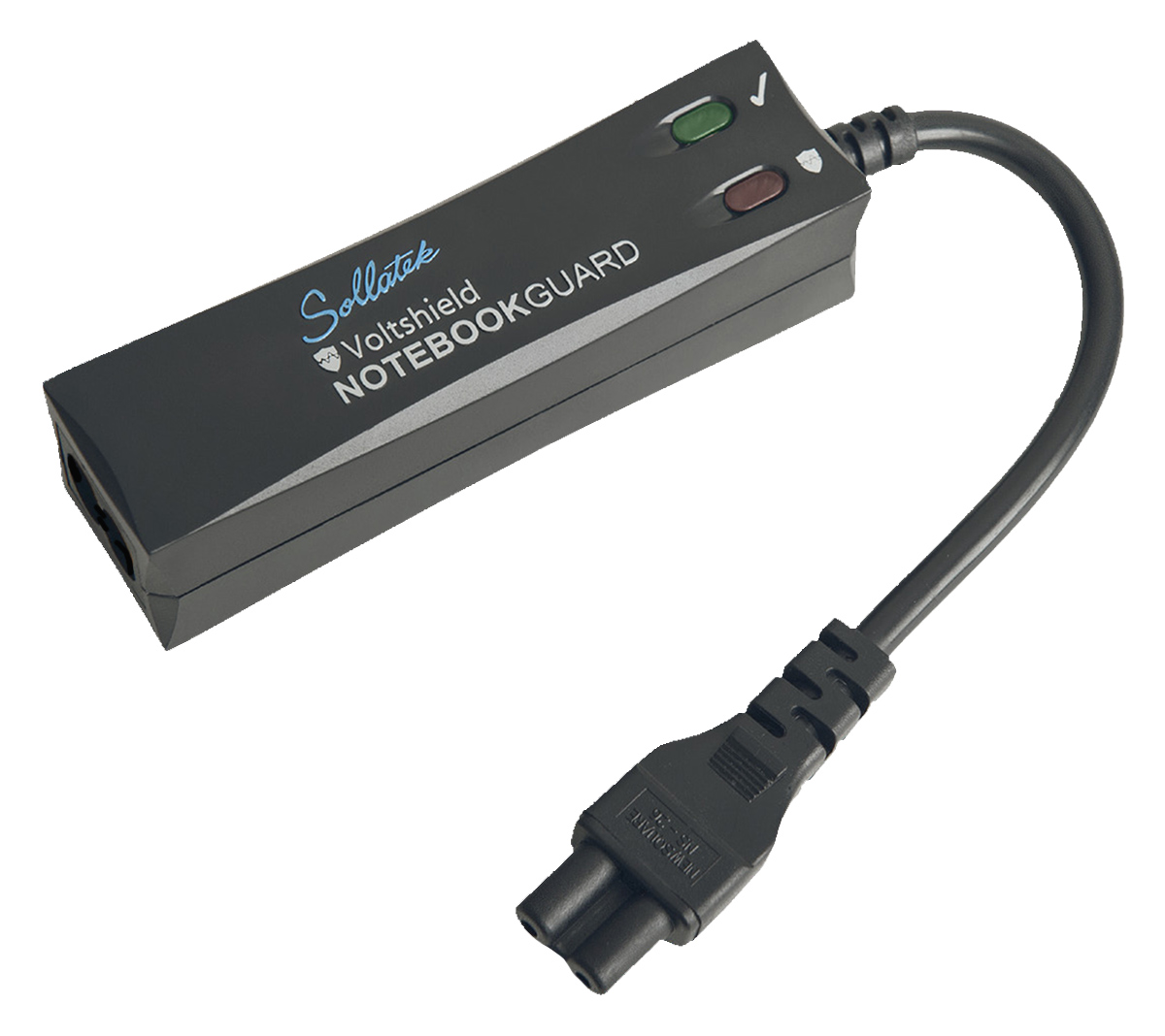 Sollatek, NotebookGuard Surge Protector 250 V Maximum Voltage Rating 13.5kA Maximum Surge Current Protective Plug