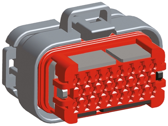 TE Connectivity, AMPSEAL Male Automotive Connector, 23 Way, 3 Row