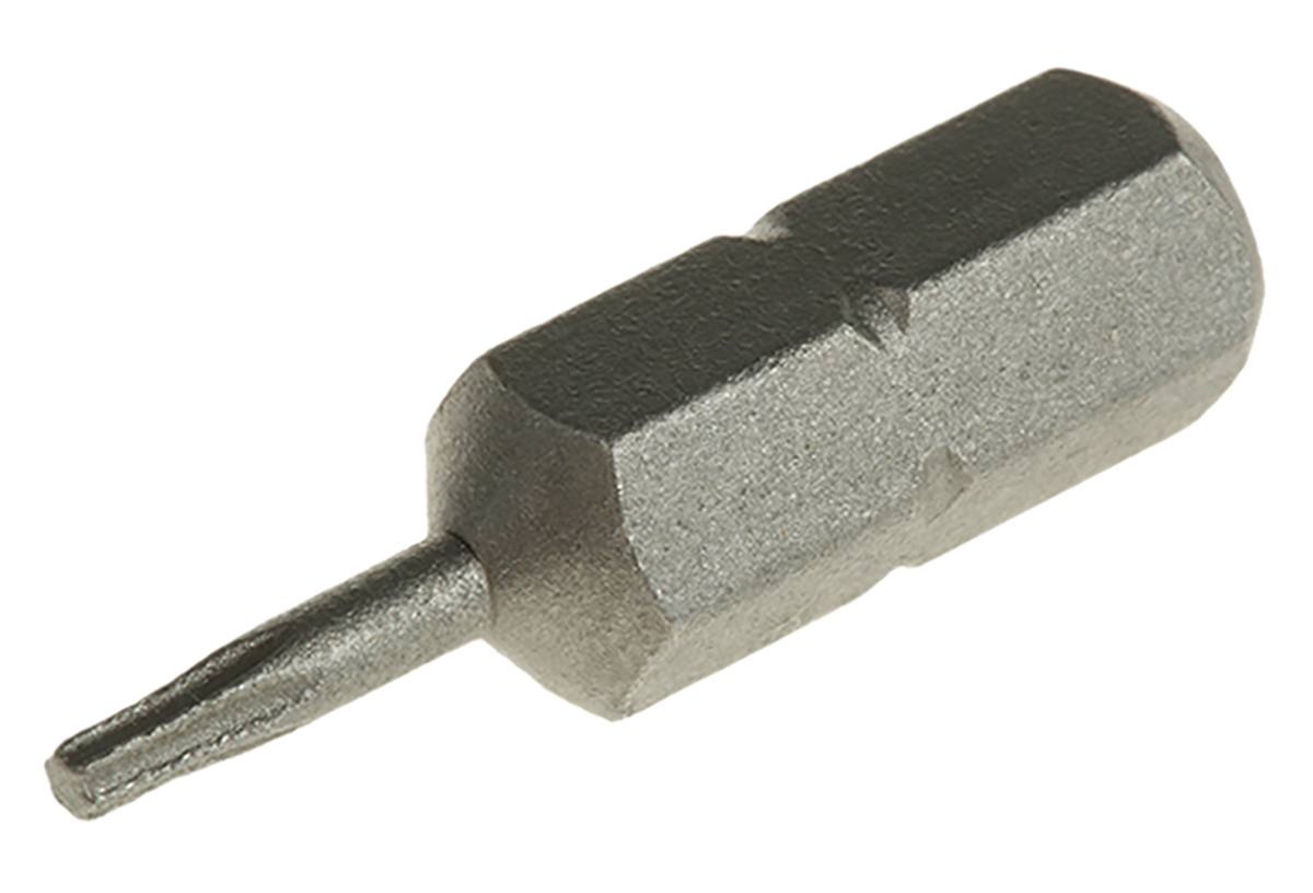 RS PRO Star Screwdriver Bit, T6 Tip, 25 mm Overall