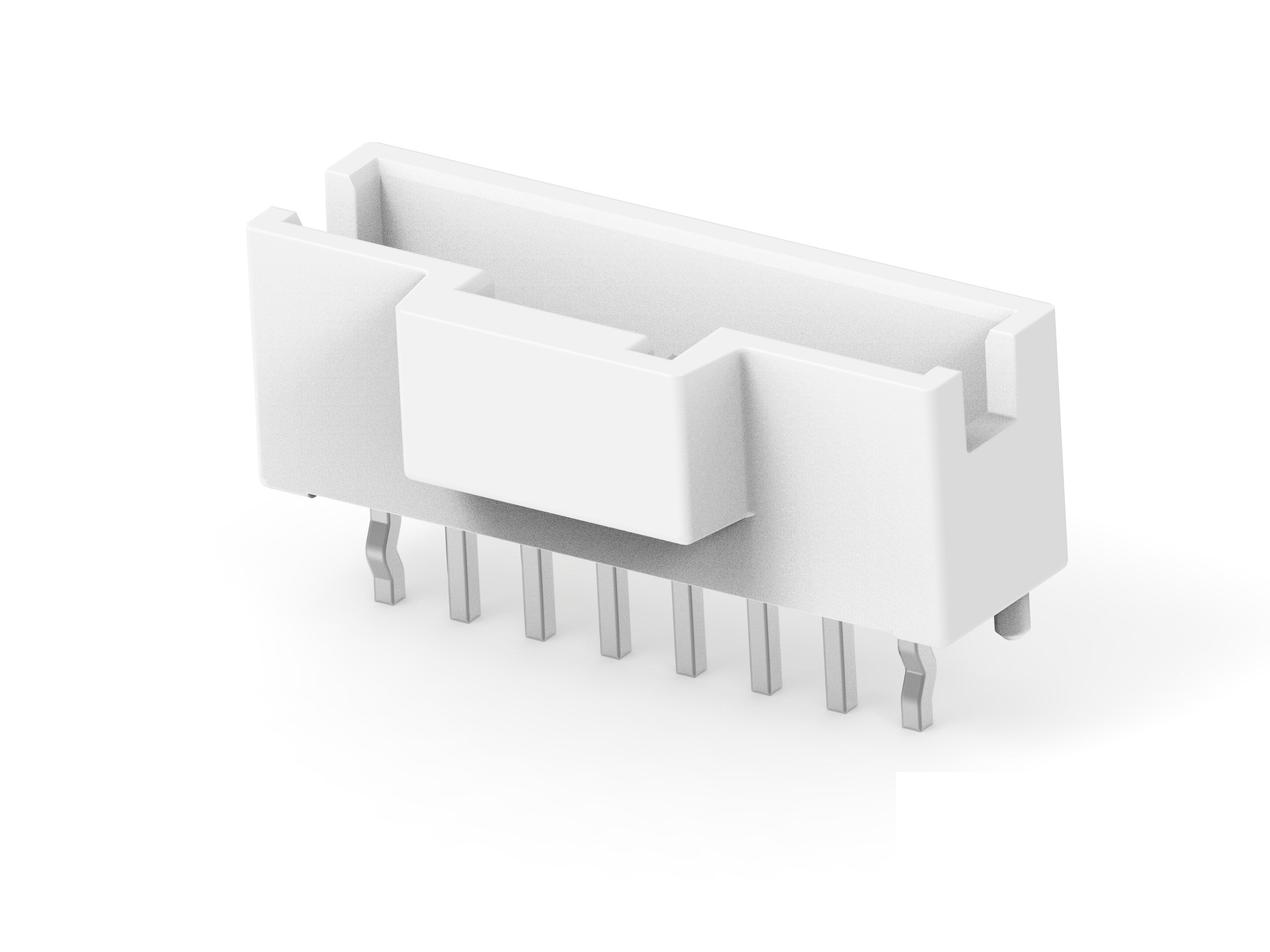 TE Connectivity GRACE INERTIA 2.0 Series Vertical Board PCB Header, 8 Contact(s), 2 mm Pitch, 1 Row, Shrouded