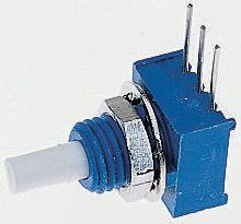 Bourns 3310C Series Conductive Plastic Potentiometer with a 3.17 mm Dia. Shaft, 200kΩ, ±20%, 0.25W, ±1000ppm/°C
