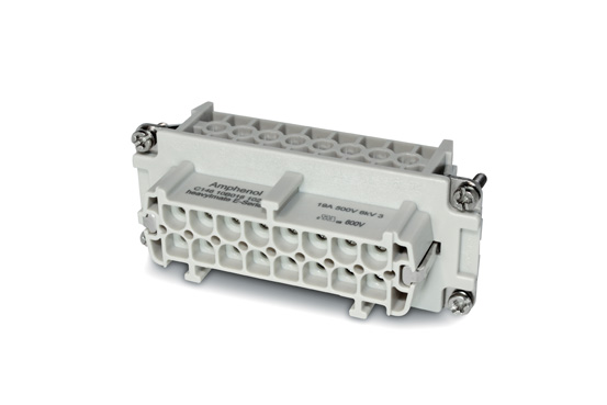 Amphenol Industrial Heavy Duty Power Connector Insert, 16A, Female, Heavy Mate C146 Series, 16+PE Contacts