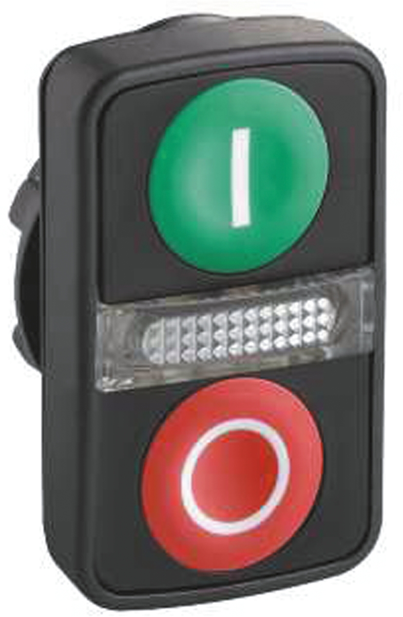 Schneider Electric Harmony XB5 Series Black, White Momentary Push Button Head Cap, 22mm Cutout, IP66, IP67, IP69K