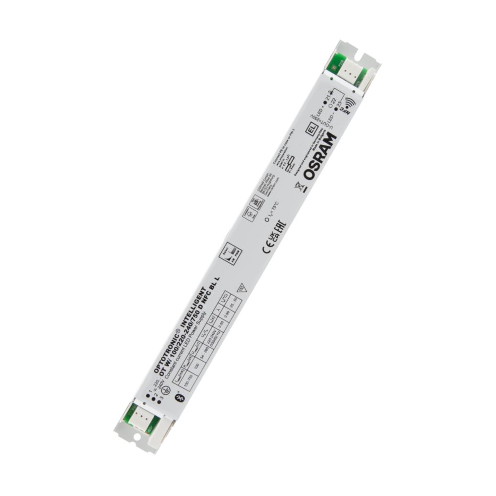 Osram Dimmable LED Driver, 54 → 260V Output, 100W Output, 100mA Output, Constant Current Dimmable