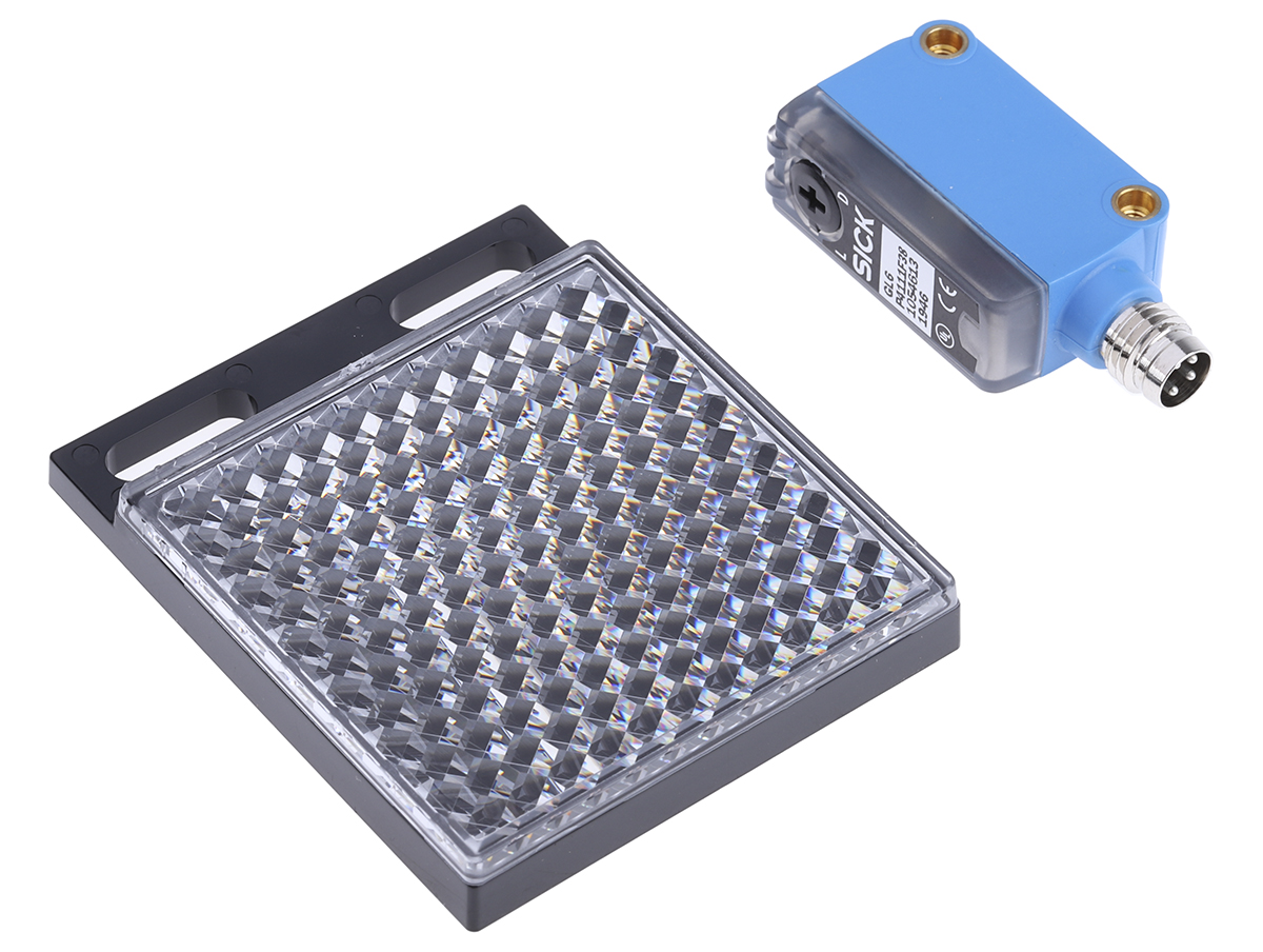 RS PRO Retroreflective Photoelectric Sensor, Block Sensor, 5 m Detection Range