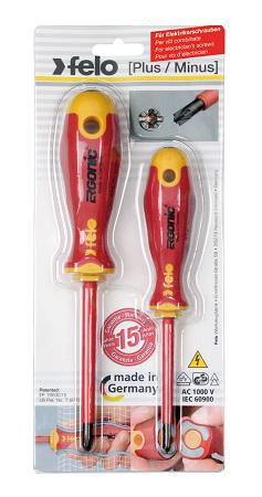 Felo Phillips Insulated Screwdriver Set, 2-Piece