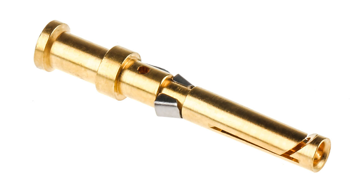 HARTING Han Contacts Female 10A Crimp Contact Minimum Wire Size 1mm² Maximum Wire Size 1mm² for use with Heavy Duty