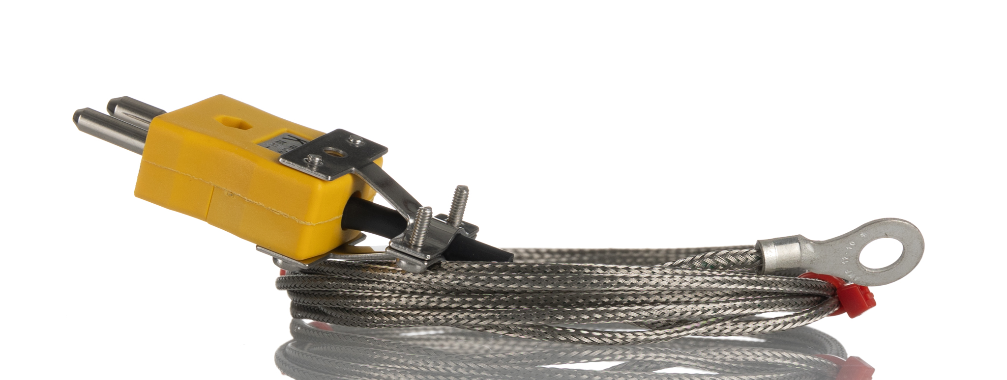 RS PRO Type K Washer Thermocouple 2m Length, 6mm Diameter → +350°C