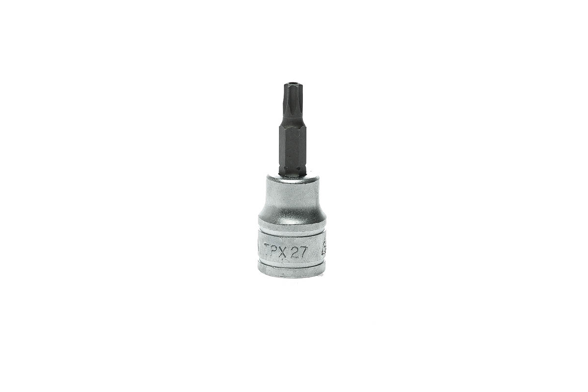 Teng Tools 3/8 in Drive Bit Socket, Tamperproof Torx Bit, T27