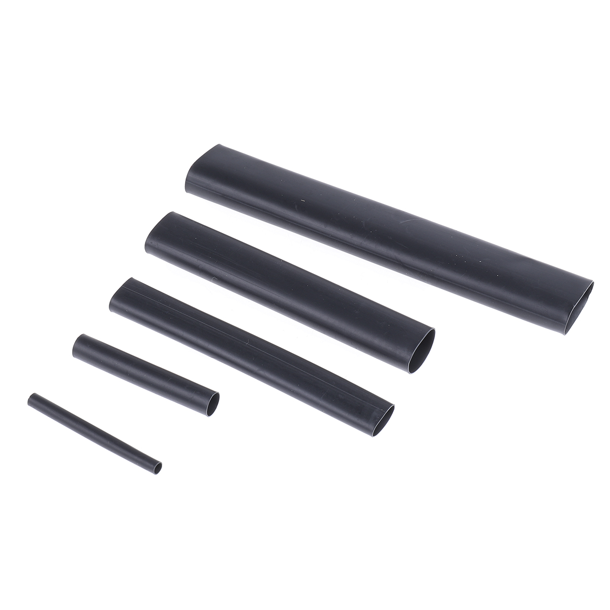 TE Connectivity Heat Shrink Tubing, Black 1.6mm Sleeve Dia. x 35mm Length 2:1 Ratio, LSTT Series