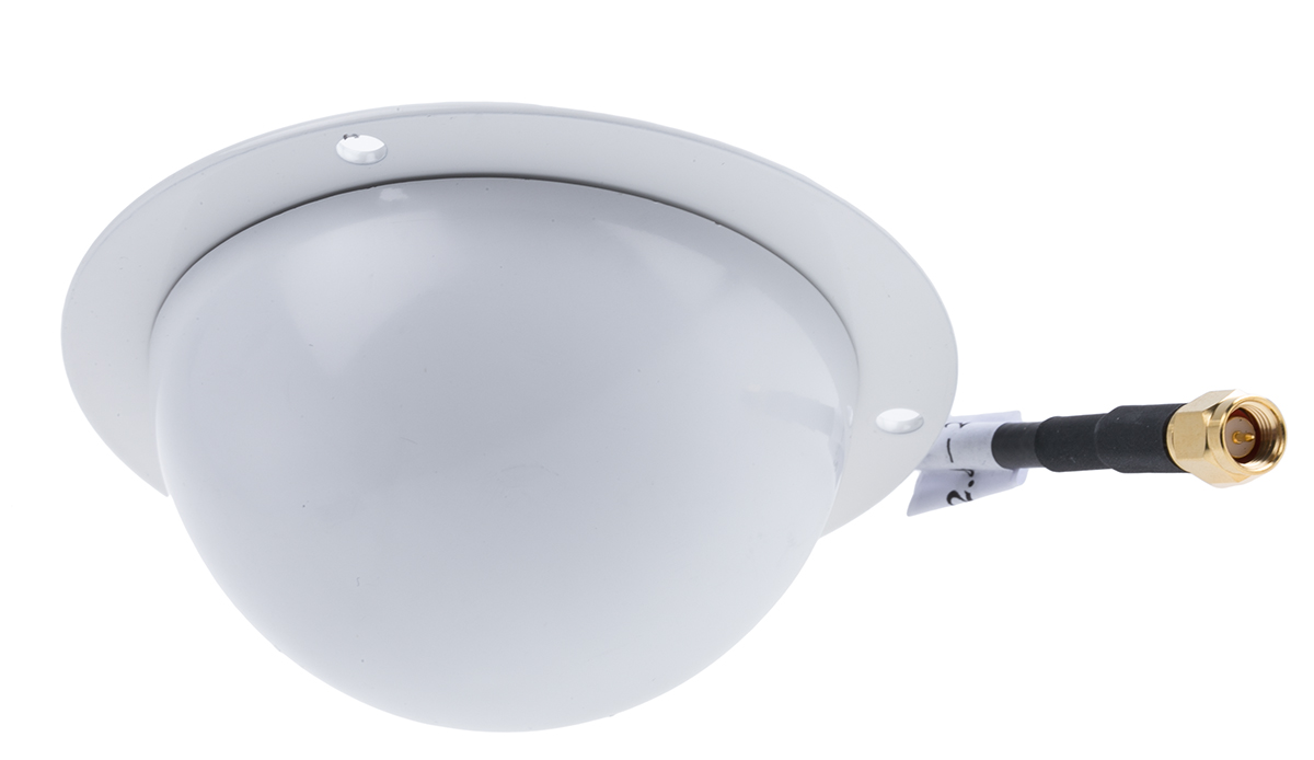 Mobilemark CM2-2400-3C-WHT-6 Dome WiFi Antenna with SMA Connector, WiFi