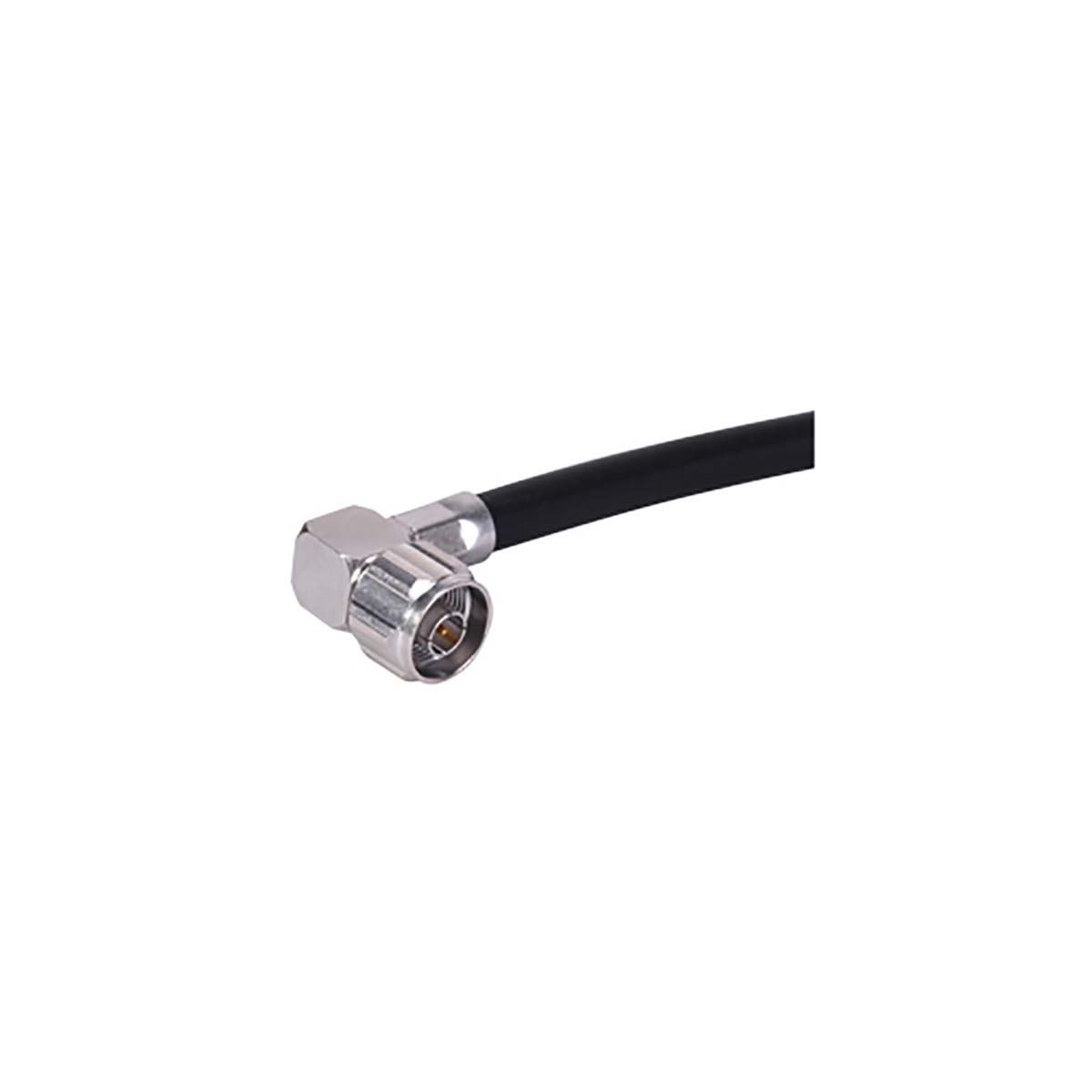 Huber+Suhner 16_N-50-7-77/133_NE Series, Plug Cable Mount N Connector, 50Ω, Crimp Termination, Right Angle Body