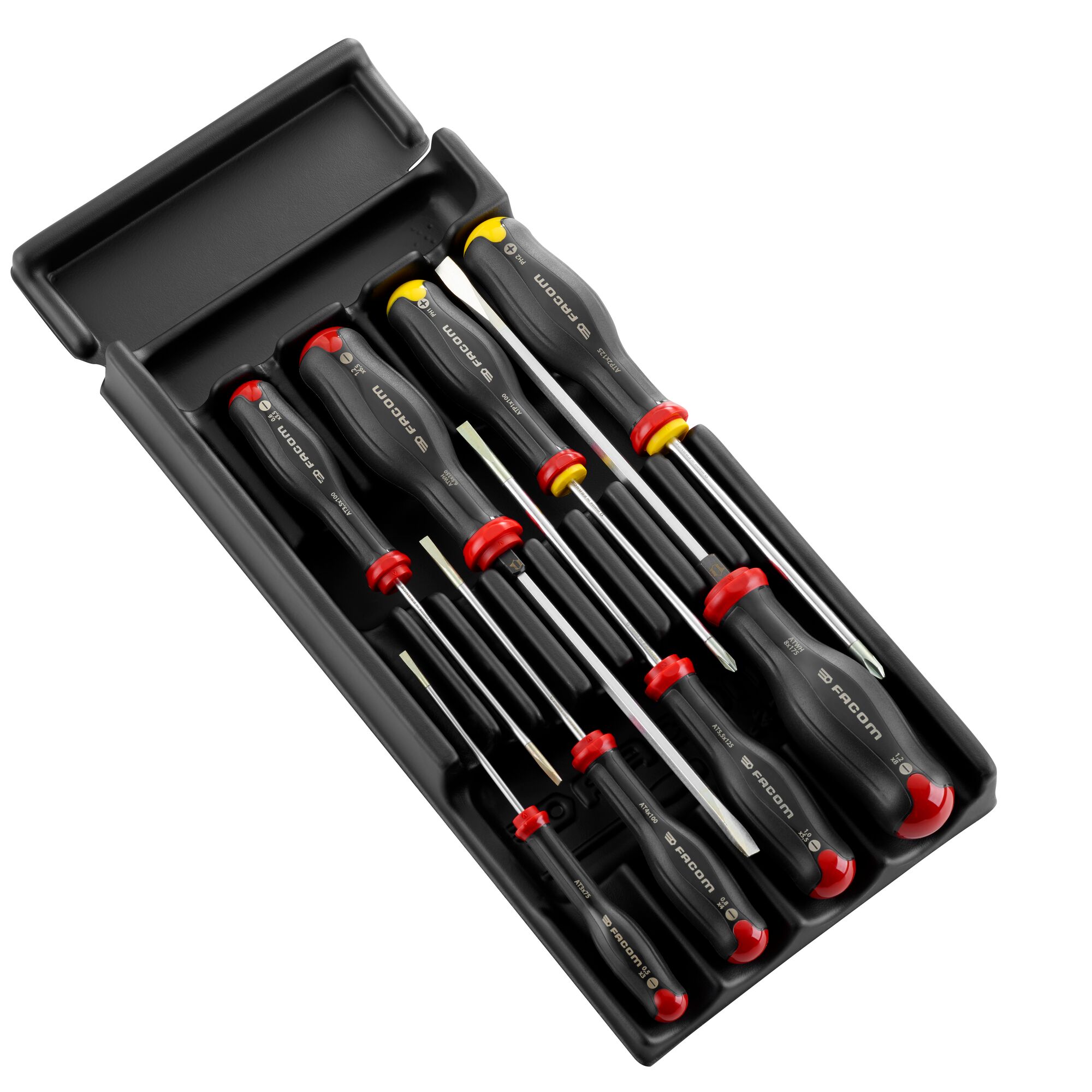 Facom Phillips; Slotted Screwdriver Set, 8-Piece
