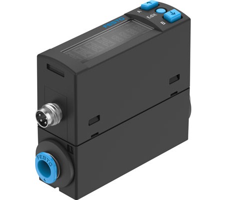 Festo SFAH Series Flow Rate Measurement Flow Sensor for Air, Argon, Nitrogen, 0.1 L/min Min, 5 L/min Max