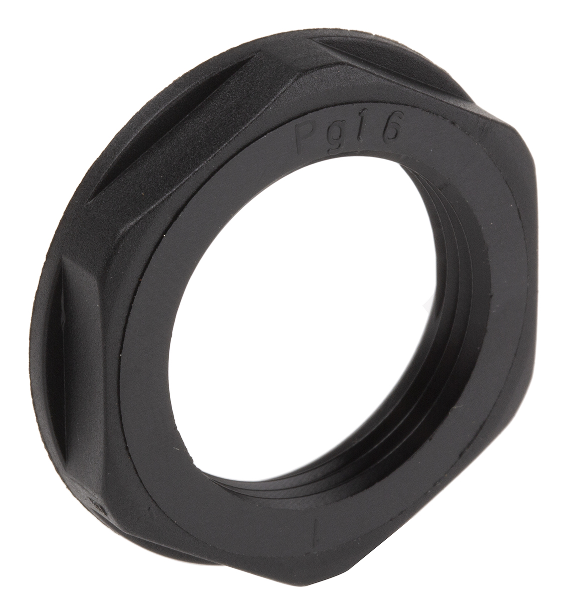 Lapp Black Fibreglass PA Cable Gland Locknut, PG16 Thread, IP68
