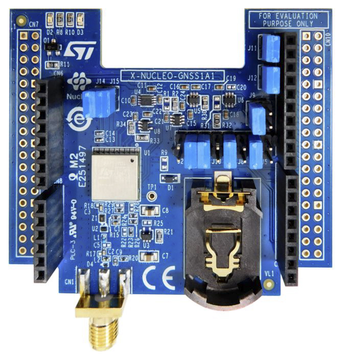 STMicroelectronics GNSS Expansion Board Based on Teseo-LIV3F Module for STM32 Nucleo X-NUCLEO-GNSS1A1 GNSS Evaluation