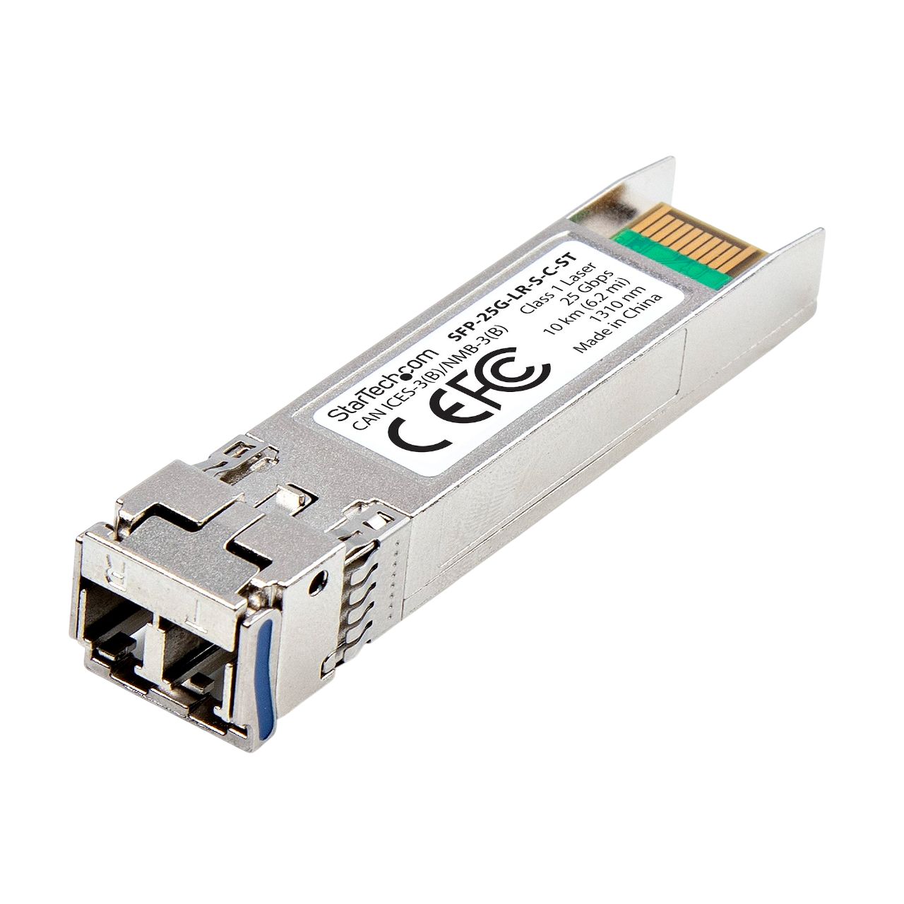 StarTech.com Cisco Compatible LC Single Mode Transceiver Module, Full Duplex, 25000Mbit/s