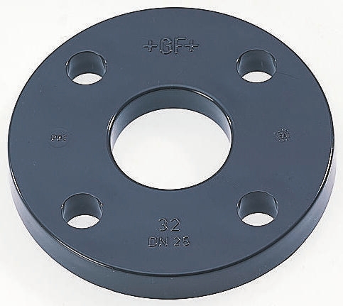 Georg Fischer Plastic Pipe Fitting Backing Flange, 1in