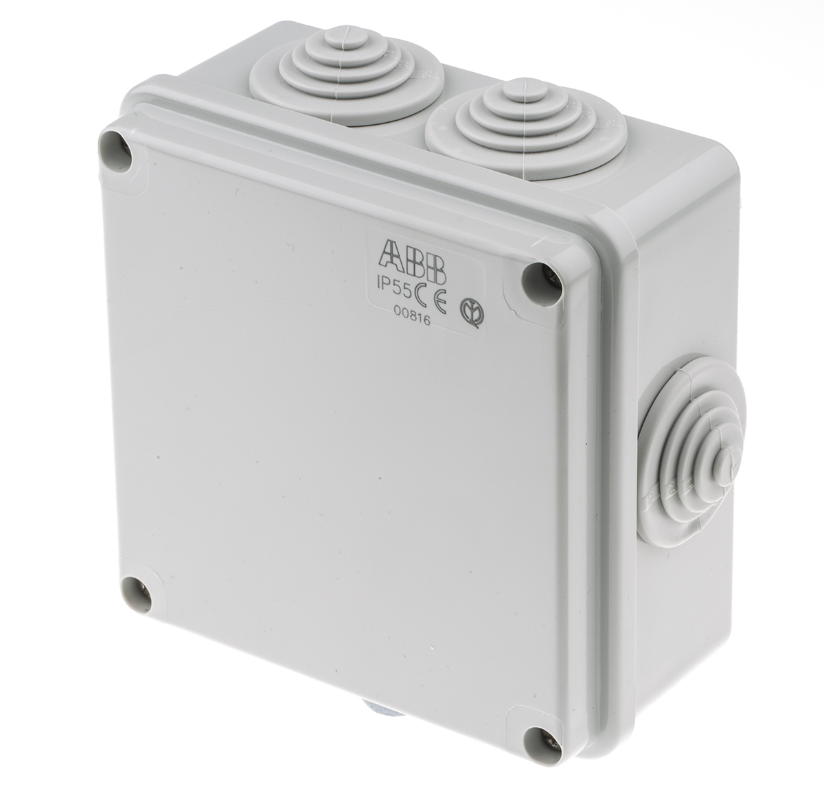 ABB Grey Thermoplastic Junction Box, IP55, 100 x 100 x 50mm