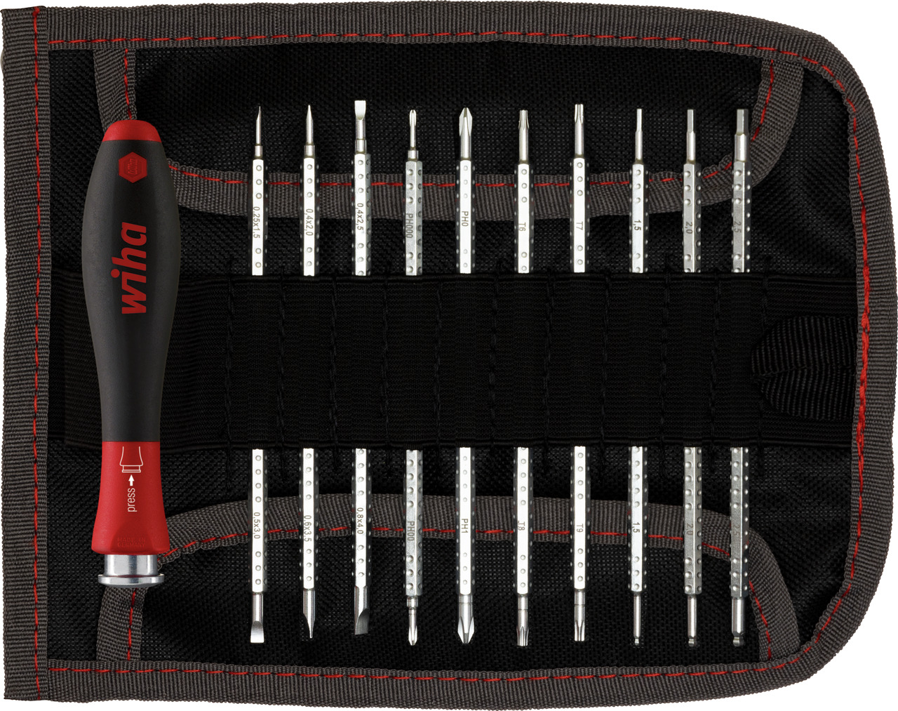 Wiha Interchangeable Screwdriver Set, 12-Piece