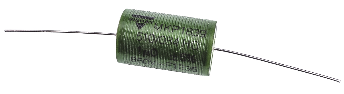 Vishay MKP 1839 HQ Polypropylene Film Capacitor, 800V dc, ±5%, 1μF, Through Hole