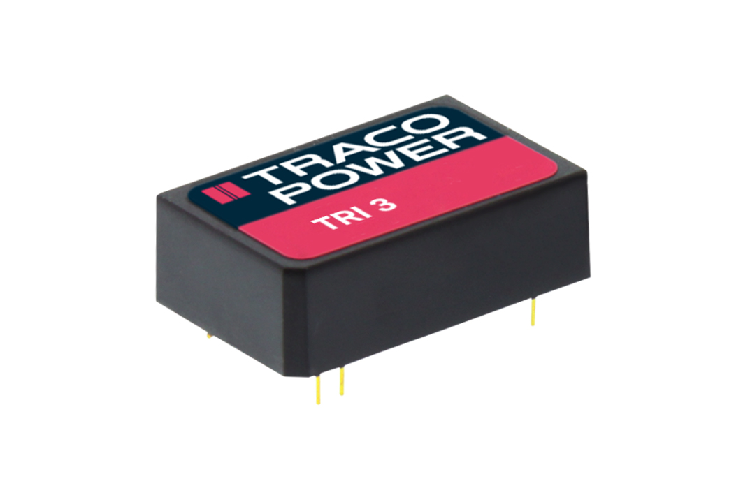 TRACOPOWER TRI 3 DC-DC Converter, 15V dc/ 235mA Output, 4.5 → 9 V dc Input, 3W, PCB Mount, +90°C Max Temp -40°C