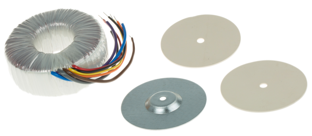 Nuvotem Talema 115 V ac, 230 V ac, 2 x 30V ac Toroidal Transformer, 225VA 2 Output