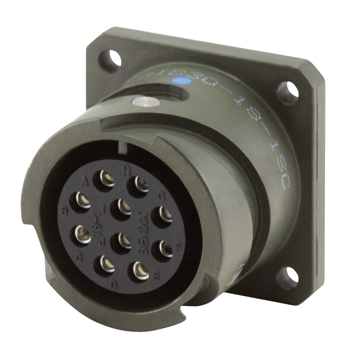 Amphenol Industrial, MS-A 3 Way MIL Spec Circular Connector Plug, Socket Contacts,Shell Size 22, Quick Coupling