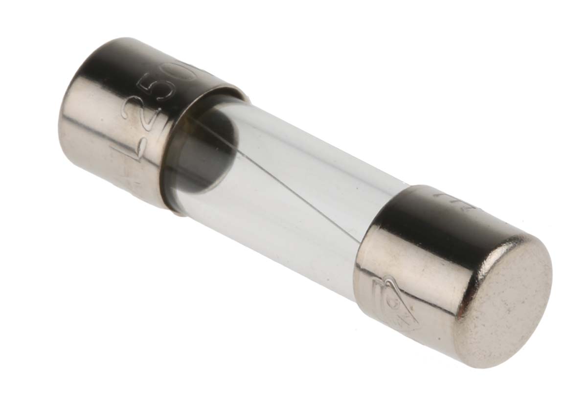 RS PRO 500mA T Glass Cartridge Fuse, 5 x 20mm