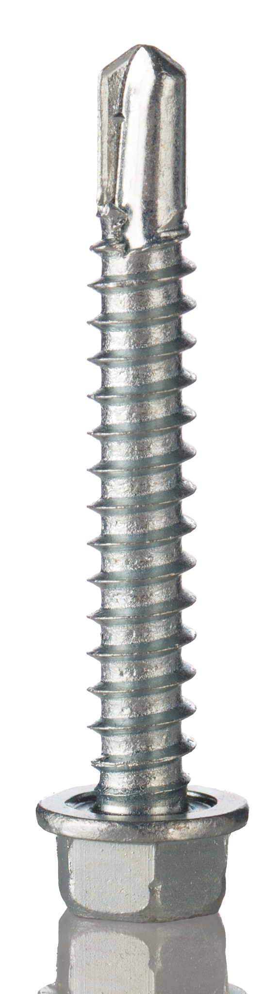 RS PRO Bright Zinc Plated Steel Self Drilling Screw M5.5 x 38mm Long
