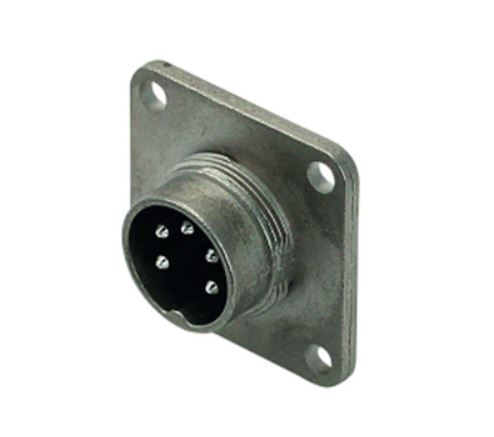 Amphenol Industrial, C091 5 Pole M16 Din, DIN EN 61076-2-106, 7A, 300 V IP67, Screw Coupling, Male, Panel Mount