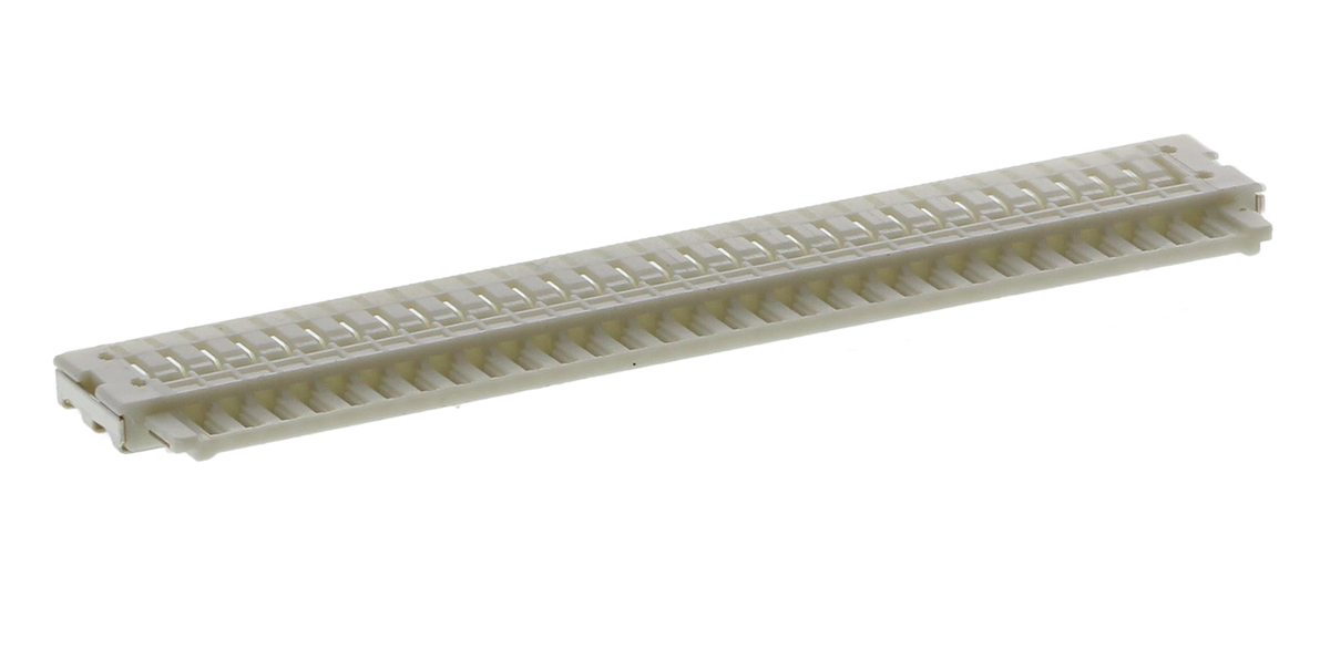 JAE, FI-X 1mm Pitch 30 Way 1 Row Straight Cable Mount LVDS Connector, Plug Housing, Crimp Termination