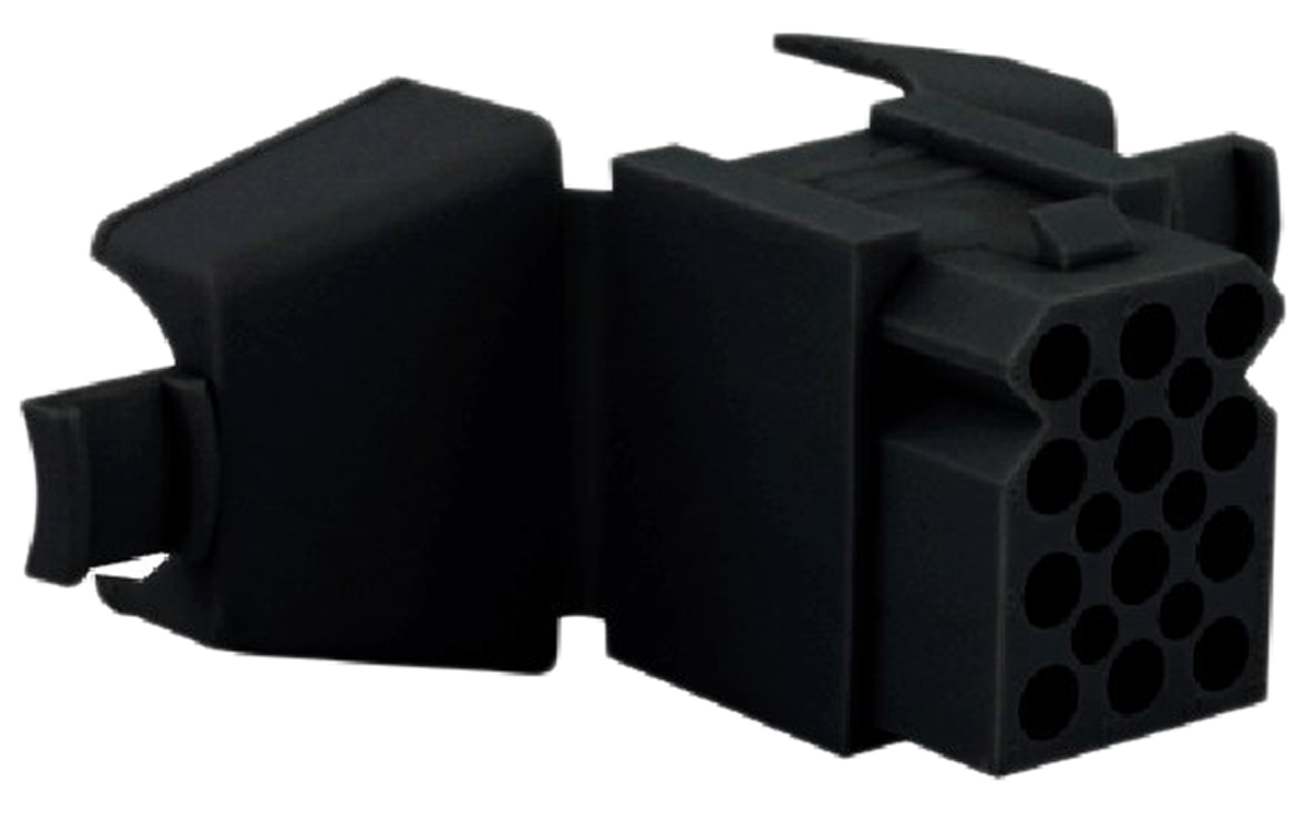 Souriau Sunbank by Eaton, SMS Female Connector Housing, 12 Way, 4 Row