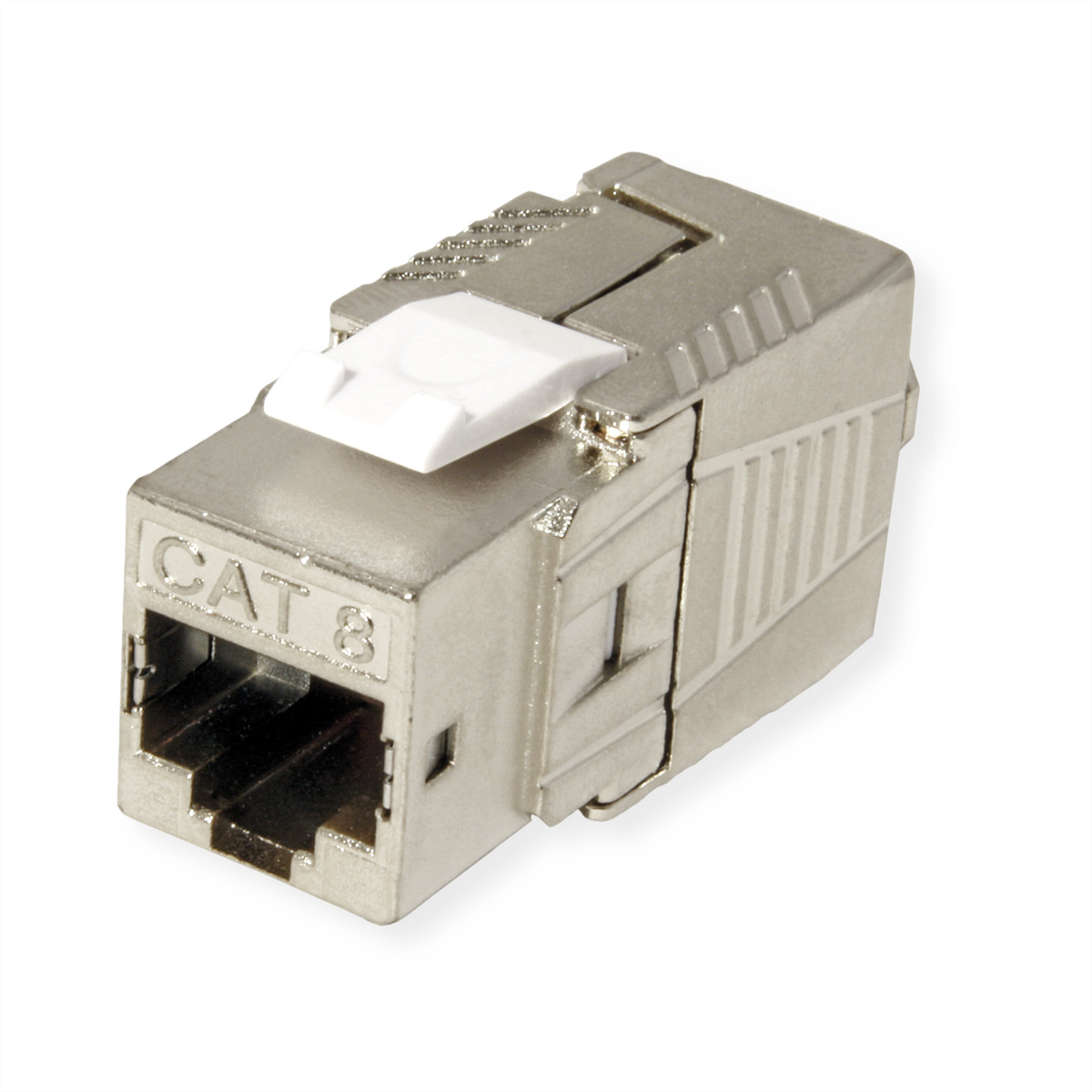 Roline RJ45 Keystone Jack Series Female RJ45 Connector, Keystone Mount, Cat8 1 Port 1 -Way