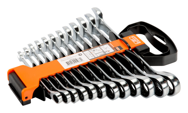 Bahco 1RM Series 12-Piece Spanner Set, 8 → 19 mm, Alloy Steel