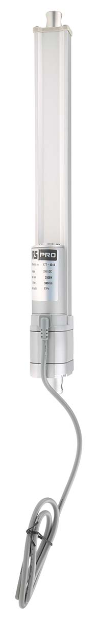 RS PRO Micro Linear Actuator, 300mm, 24V dc, 2000N, 7.6mm/s