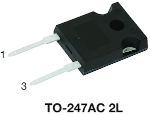 Vishay 1200 V 40 A Diode Switching 2-Pin TO-247