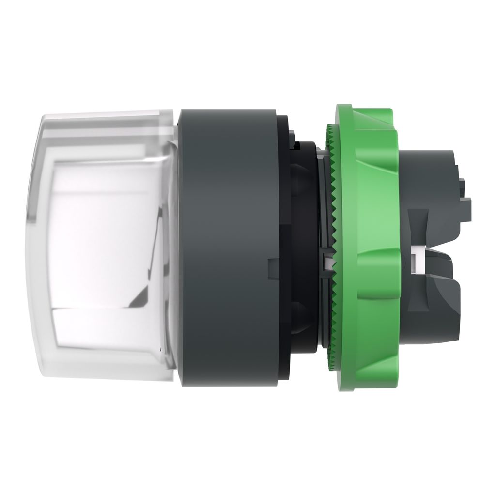 Schneider Electric Harmony XB5 Series 3 Position Selector Switch Head, 22mm Cutout, White Handle