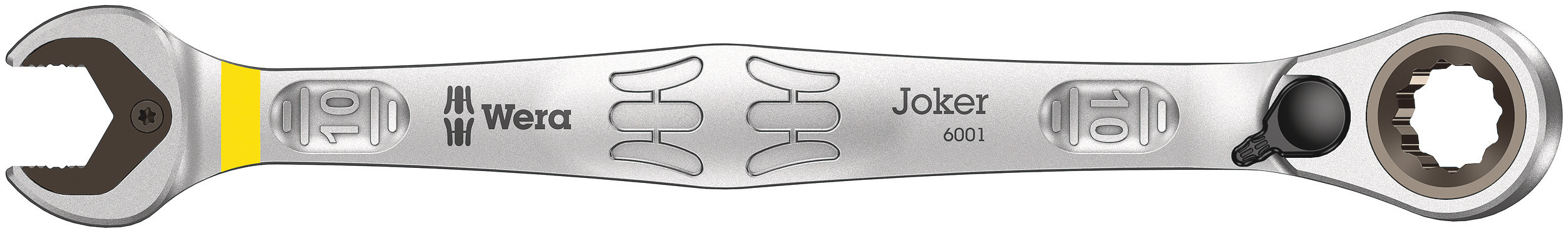 Wera Joker Series Combination Ratchet Spanner, 10mm, Metric, Double Ended, 159 mm Overall
