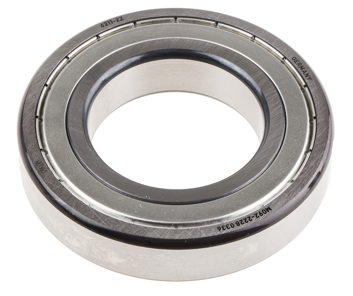 FAG 6211-C-2Z 1 Row Ball Bearing - 55 mm ID, 100 mm OD