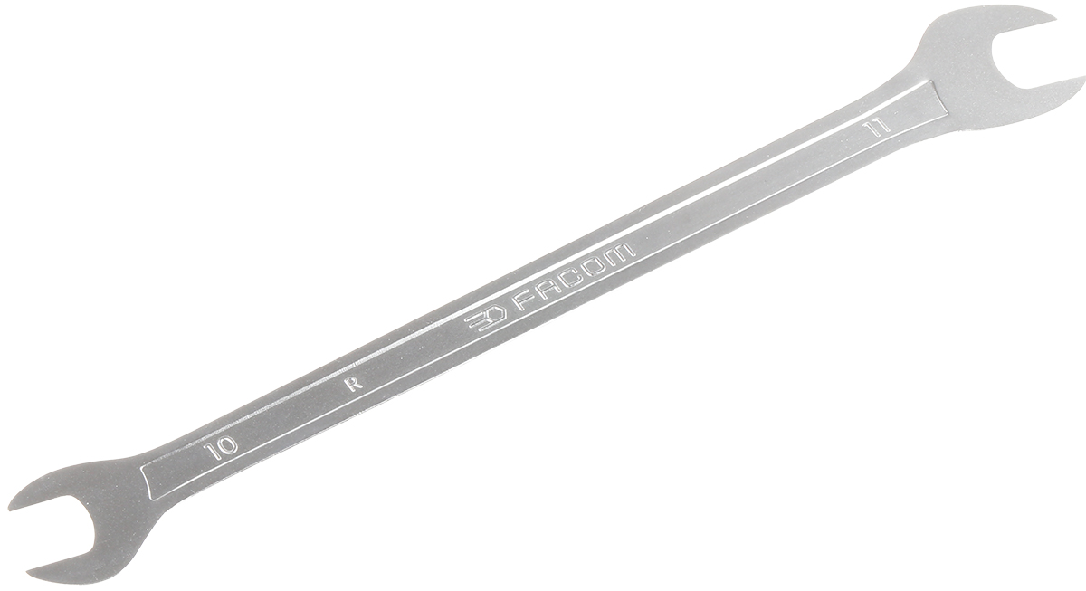 Facom 31 Series Double Ended Open Spanner, 10mm, Metric, Double Ended, 175 mm Overall