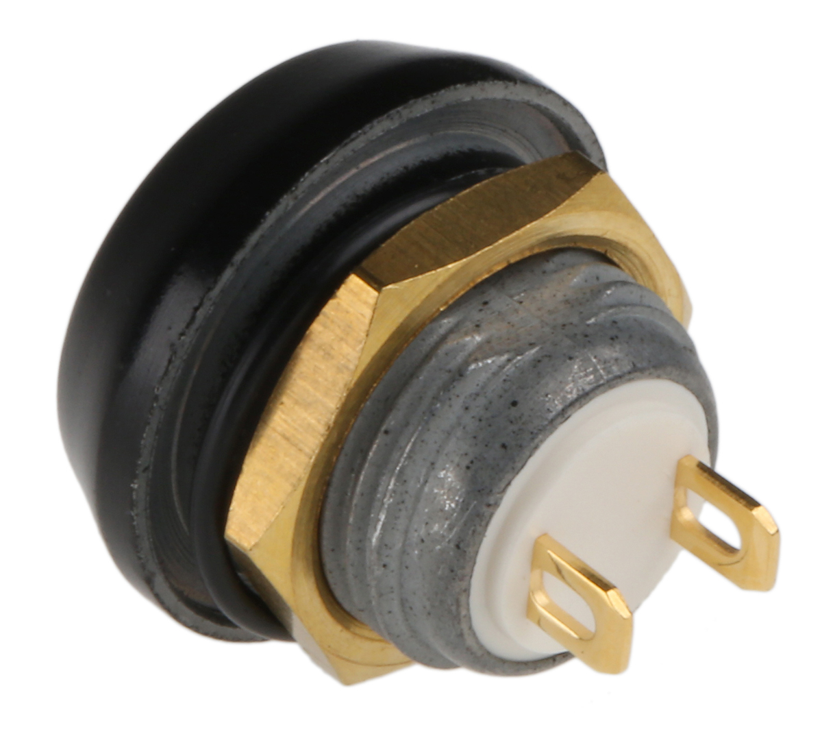 ITW Switches 59 Series Miniature Push Button Switch, Momentary, Panel Mount, 13.65mm Cutout, SPST, Clear LED, 125V ac,