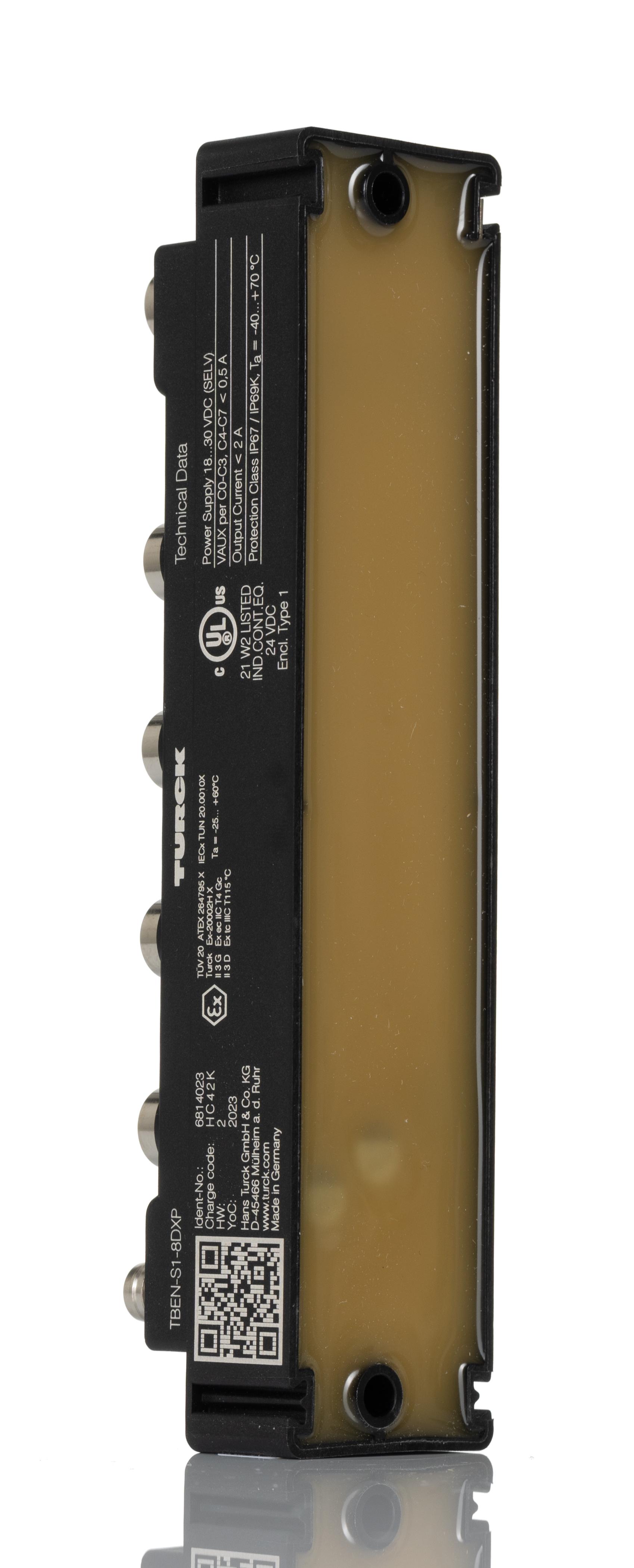 Turck TBEN-S Series I/O module, M8 4-pin, 4 way