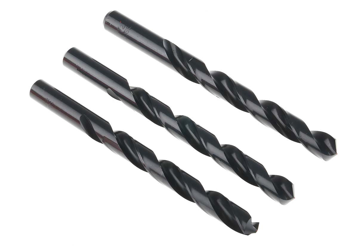 RS PRO 29-Piece Twist Drill Bit Set for Metal, 1/2in Max, 1/16in Min, HSS-G Bits