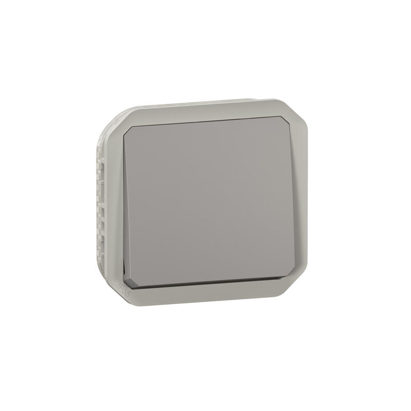 Legrand Grey Push Button Light Switch, 1 Way