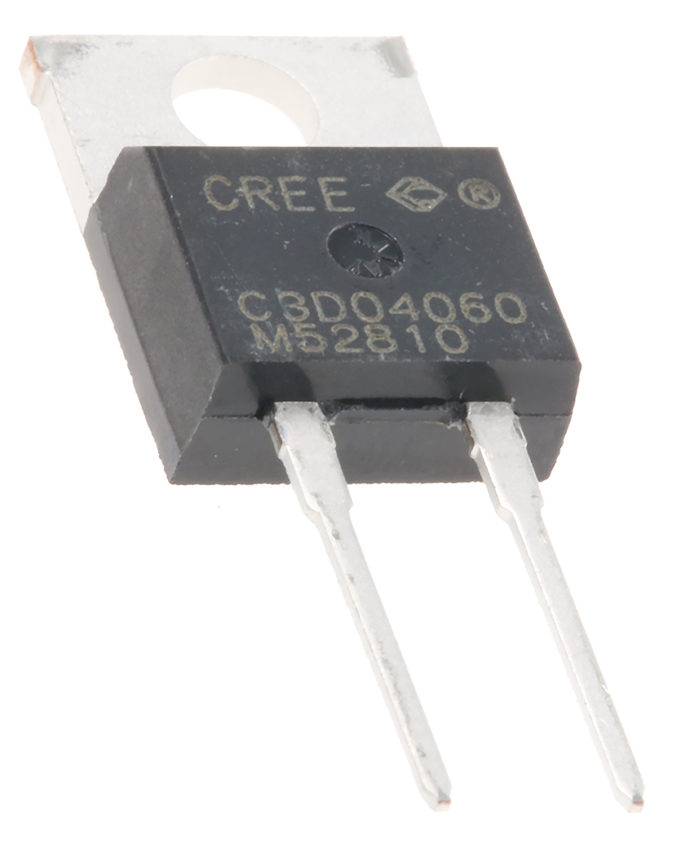 Wolfspeed 600 V 4 A Diode Schottky 2-Pin TO-220 C3D04060A
