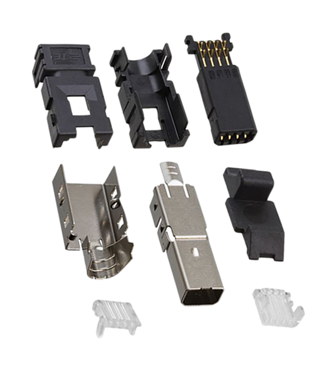 TE Connectivity, Type I Cable Mount Mini I/O Connector Plug, 8 Way, Shielded