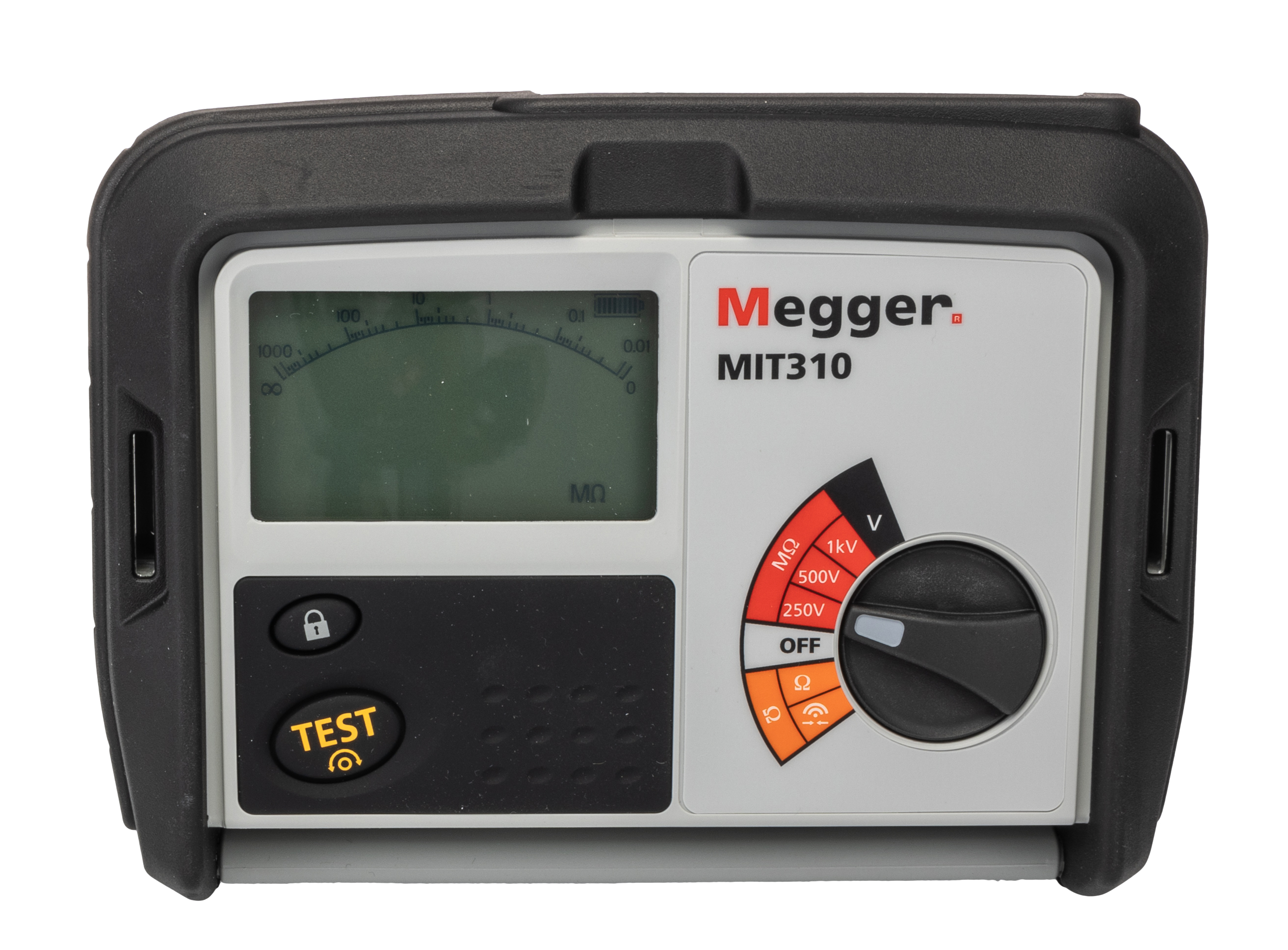 Megger MIT310 Insulation & Continuity Tester, 250V Min, 1000V dc Max, 999MΩ Max, CAT III 600V - RS Calibration