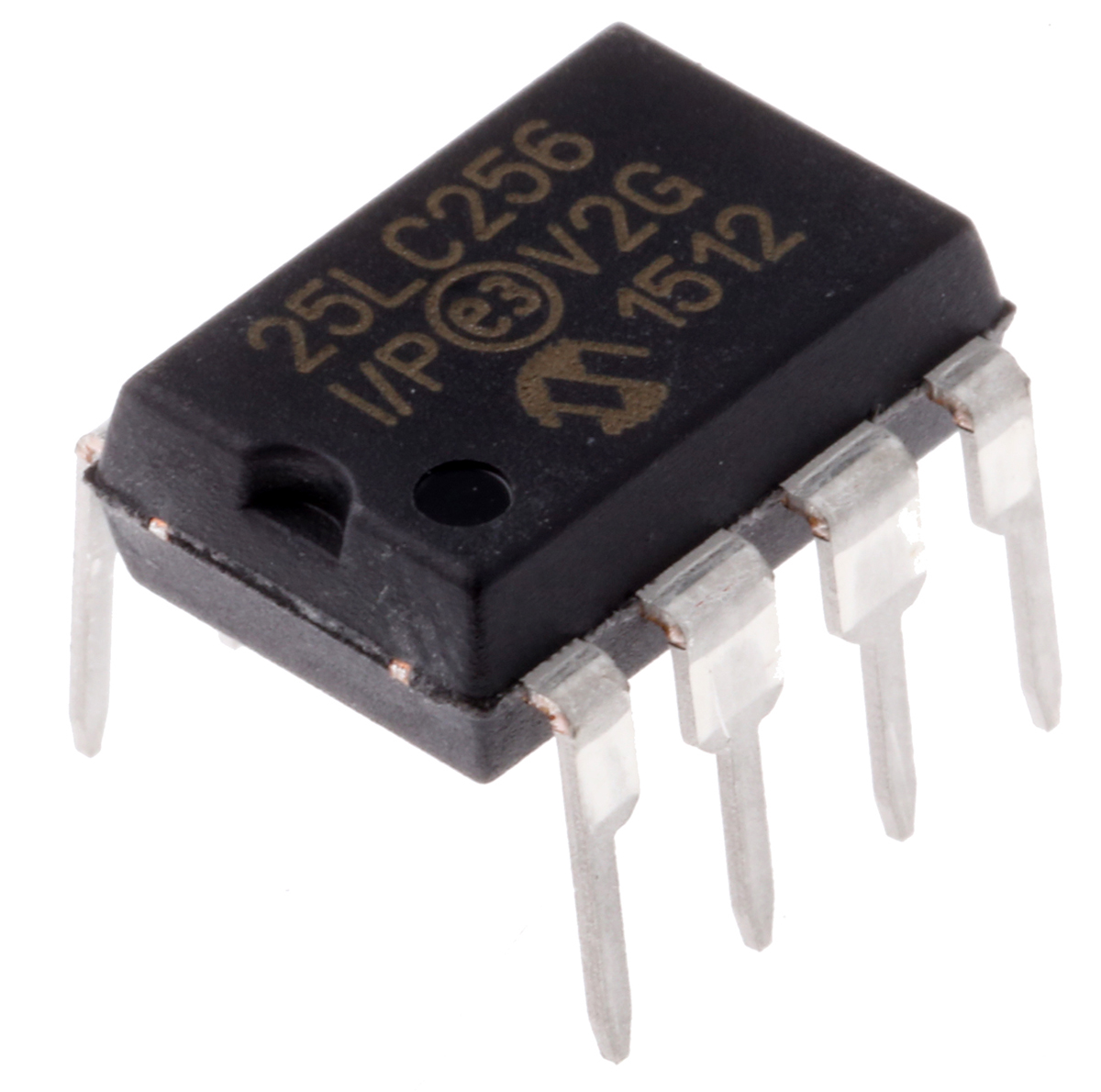 Microchip 25LC256-I/P,  256 kB Serial EEPROM,  50 ns 8-Pin PDIP Serial-SPI