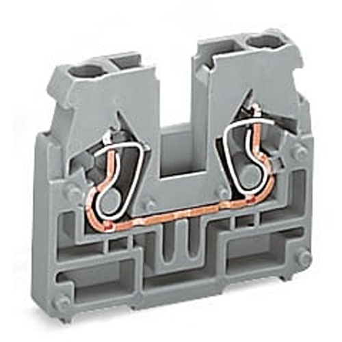 WAGO 869-329 869 Series Grey, 2.5mm², 1-Level, Cage Clamp Termination